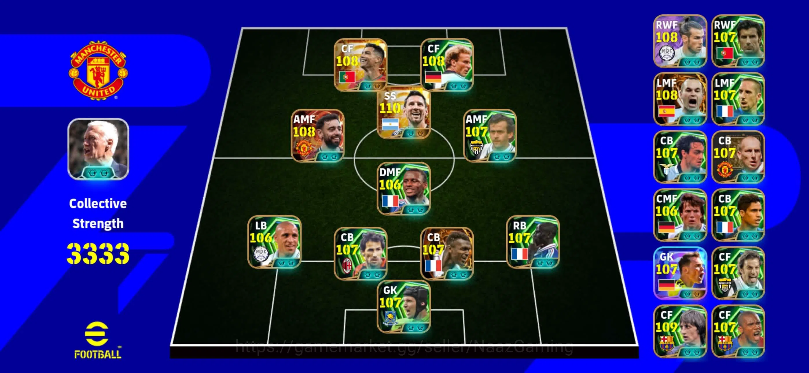 Buy eFootball Accounts - 3333+ Master Piece I Koller On I