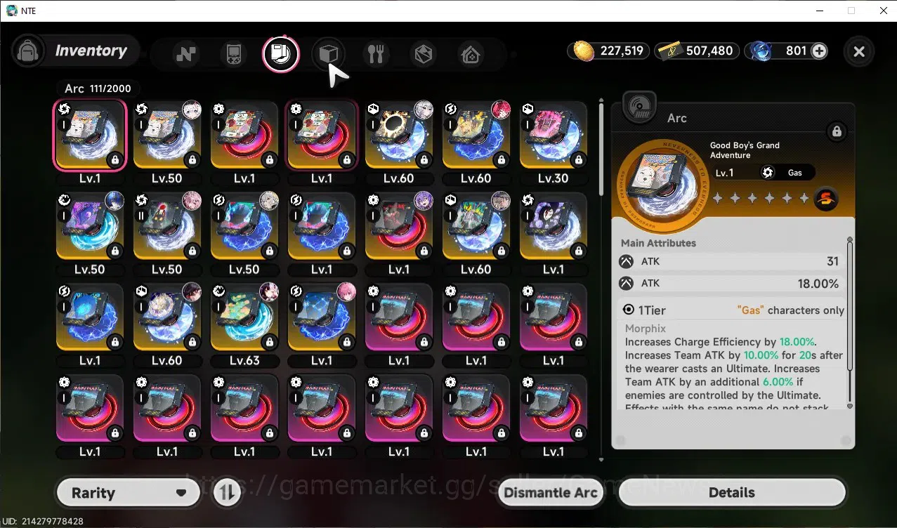 Neverness to Everness Accounts GLOBAL SEA|HL 45|TL 28|9 SSR 3 Limit[Lacrimosa,Hot image 12