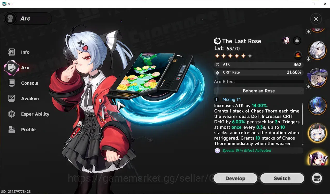 Neverness to Everness Accounts GLOBAL SEA|HL 45|TL 28|9 SSR 3 Limit[Lacrimosa,Hot image 3