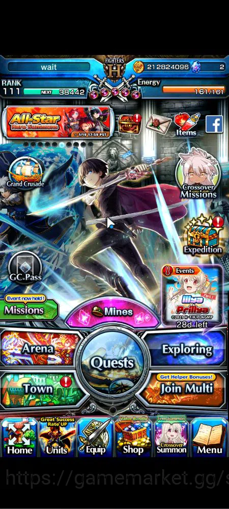 Grand Summoners Accounts Global|Rank 111|17 Ascend|[Inumuta,UP Roy,Chloe,DL image 5