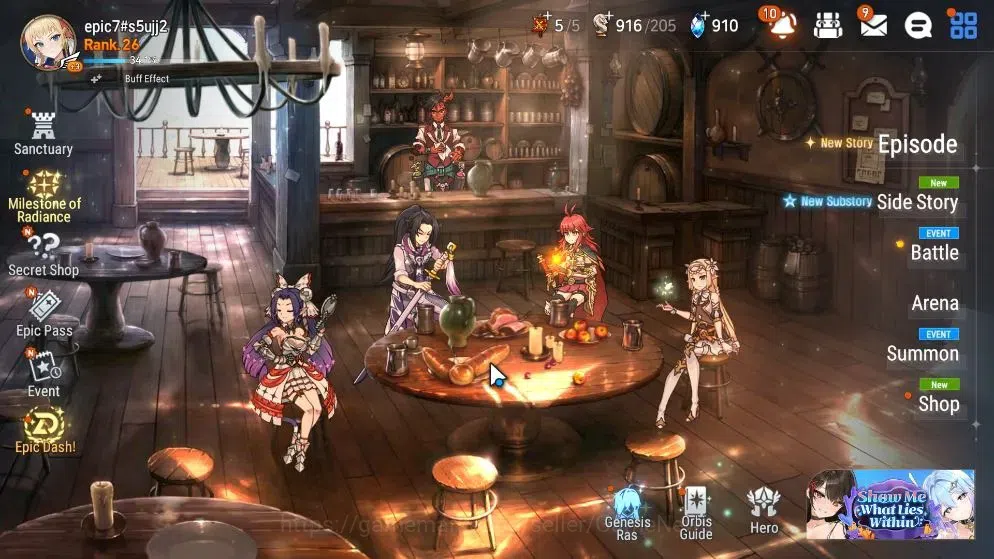 Epic Seven Accounts Mid-Tier Global UnVerif|NewEra| 3 ML (Tidal Rift Elvira,SN Yulha,etc)+Estele,Tenebria,Vildred,etc|380 1