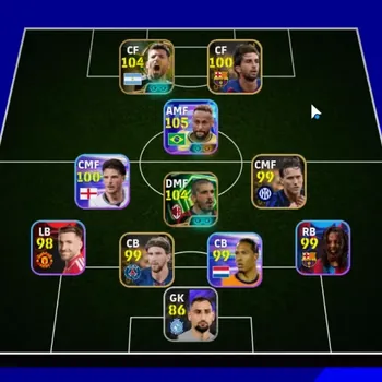 eFootball Accounts Legends & Iconic Players Android|Epic Gennaro Gattuso,Sergio Aguero|Show Time Neymar Jr,Lamine