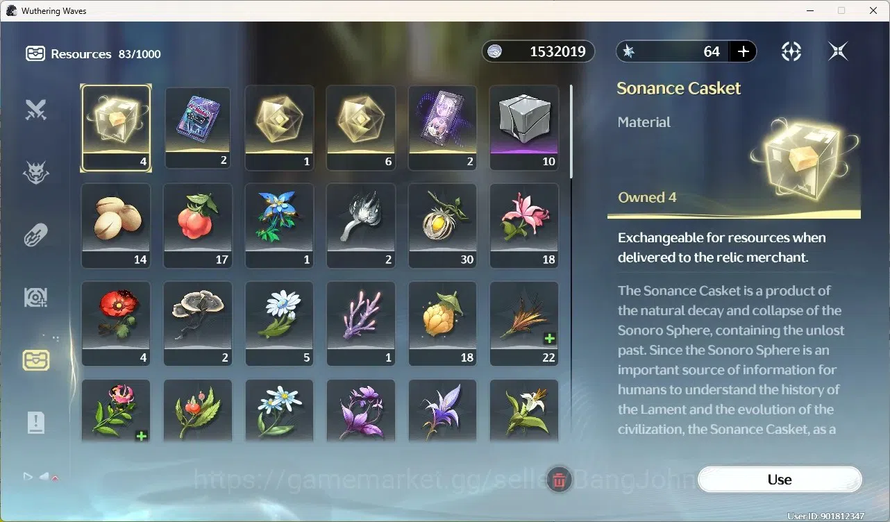 Wuthering Waves Accounts Starter SEA|UL 68|Rank 7| 8 Char Limited[Iuno,Cartethyia,Chisa,Augusta]+Sign,Ciaccona,Qiuyuan,2 14
