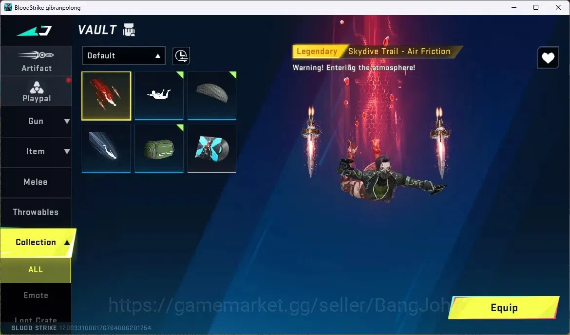 Blood Strike Accounts ASIA | 1 ULTRA MELEE: Lightblade-Dark Force | 1 LE image 3