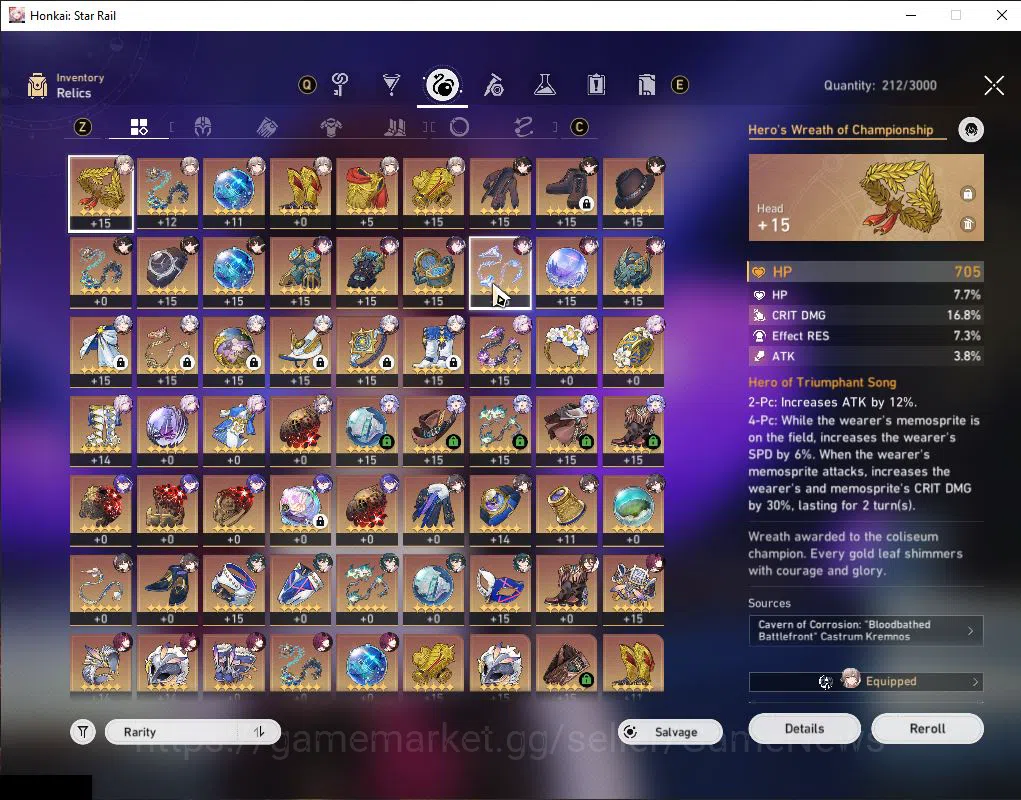 Honkai Star Rail Accounts ASIA|TL 64|1,6K SJ|11 Limited|[Castorice,Phainon,K image 6