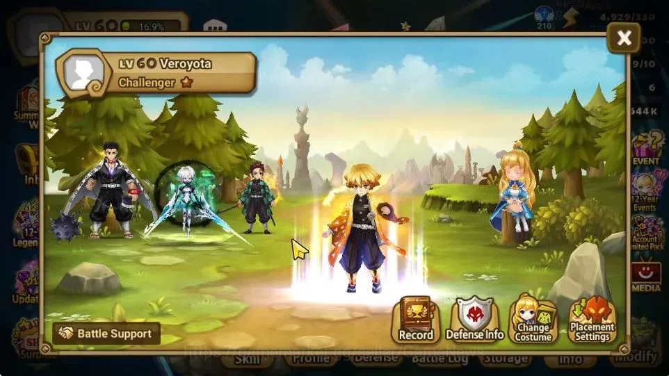 Summoners War: Sky Arena Accounts Mid-Game GLOBAL Lv 60|1 LD[Veronica]|20 Total NB5[Ereshion,Haegang,Tiana,Riley,Etc]+44 2