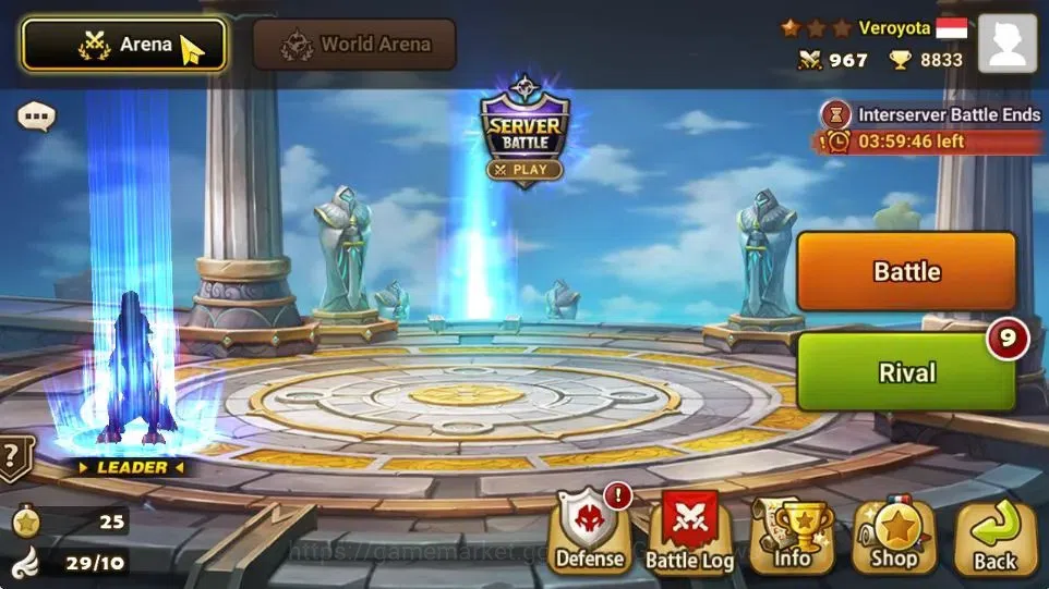 Summoners War: Sky Arena Accounts Mid-Game GLOBAL Lv 60|1 LD[Veronica]|20 Total NB5[Ereshion,Haegang,Tiana,Riley,Etc]+44 9