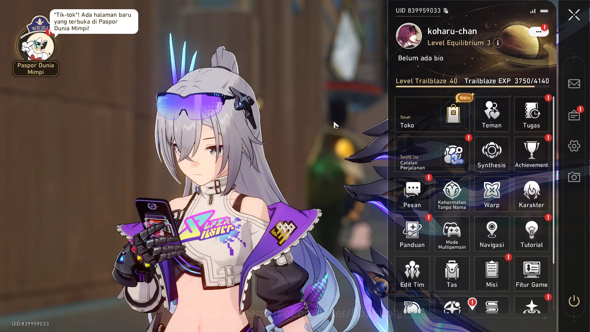 Honkai Star Rail Accounts ASIA | TL 40 | 6 LIMIT | SILVER WOLF | THE HERTA | image 1