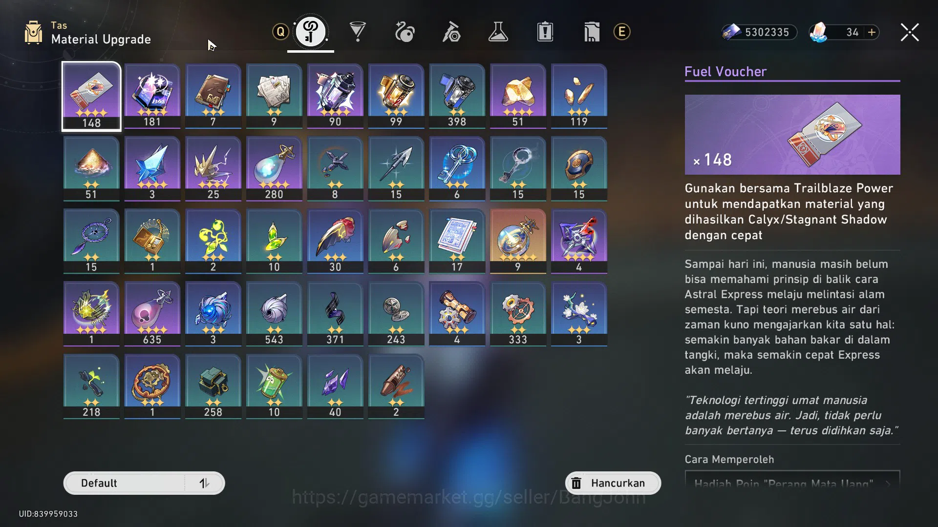 Honkai Star Rail Accounts ASIA | TL 40 | 6 LIMIT | SILVER WOLF | THE HERTA | image 4