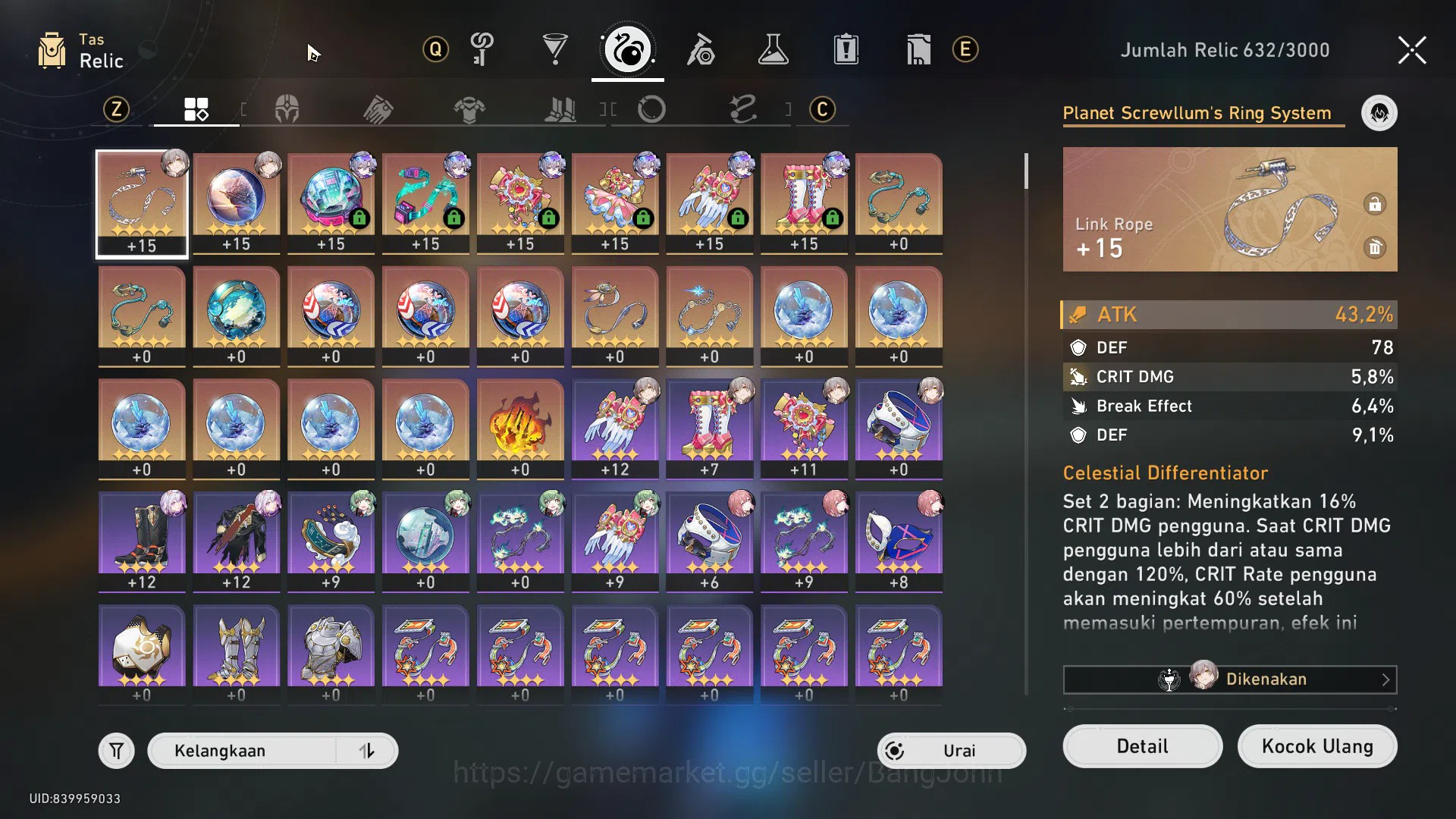Honkai Star Rail Accounts ASIA | TL 40 | 6 LIMIT | SILVER WOLF | THE HERTA | image 6