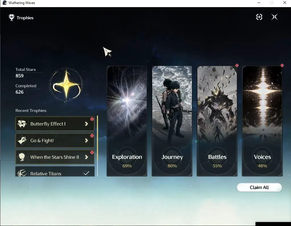 Wuthering Waves Accounts EU | UL 50 | 1 Limited | [Hiyuki R6+Sign] | Data B image 11