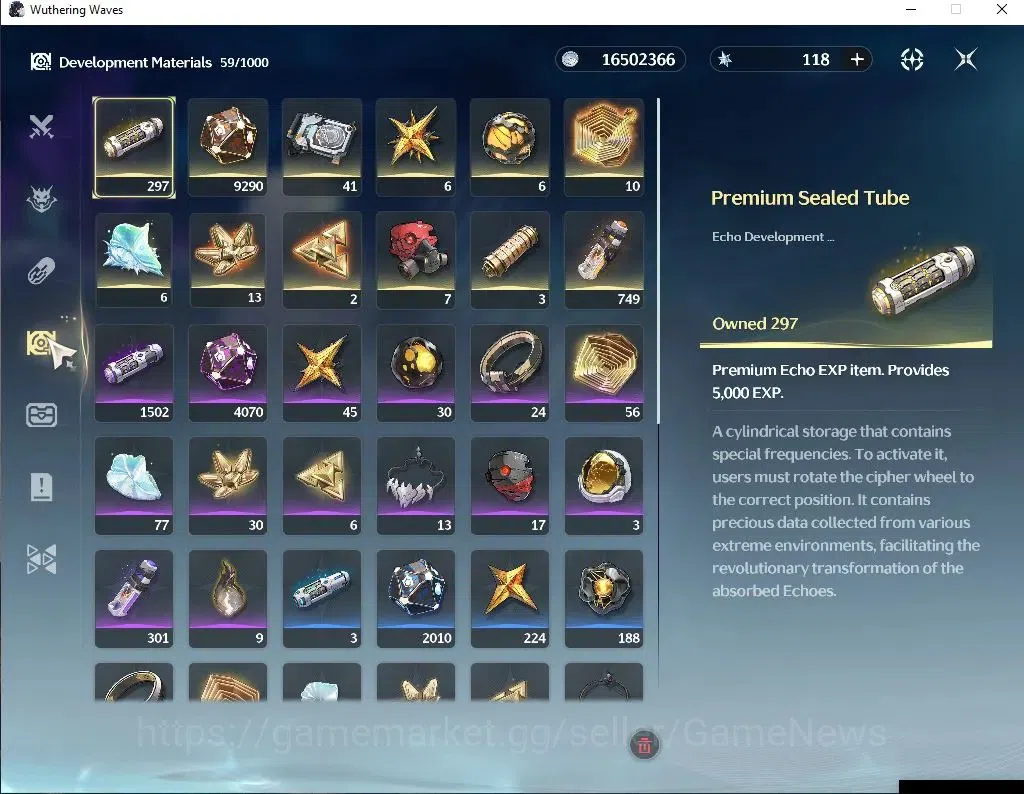 Wuthering Waves Accounts EU | UL 50 | 1 Limited | [Hiyuki R6+Sign] | Data B image 7