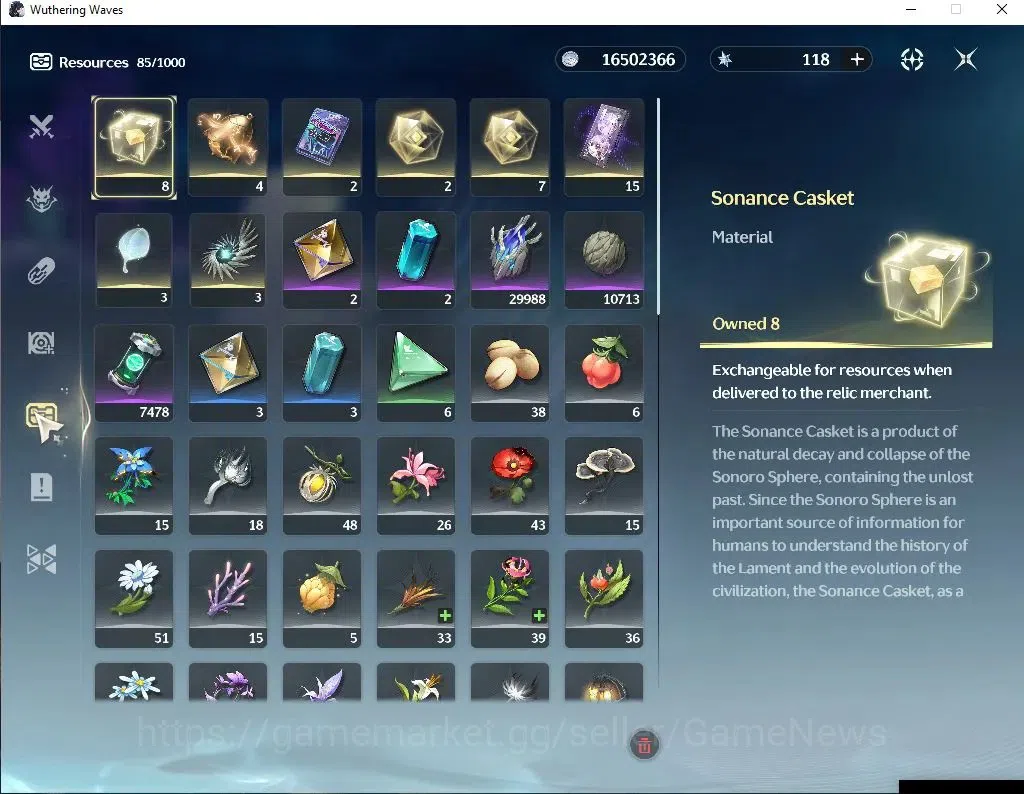 Wuthering Waves Accounts EU | UL 50 | 1 Limited | [Hiyuki R6+Sign] | Data B image 8