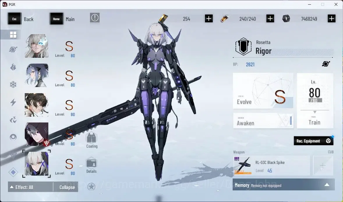Punishing: Gray Raven Accounts ASIA | Lv84|[S Lucia CW+Sign,S Daemonissa+Sign,S E image 10