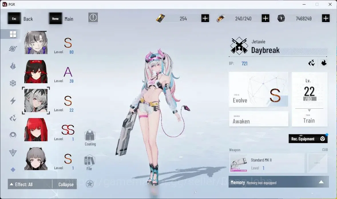 Punishing: Gray Raven Accounts ASIA | Lv84|[S Lucia CW+Sign,S Daemonissa+Sign,S E image 13