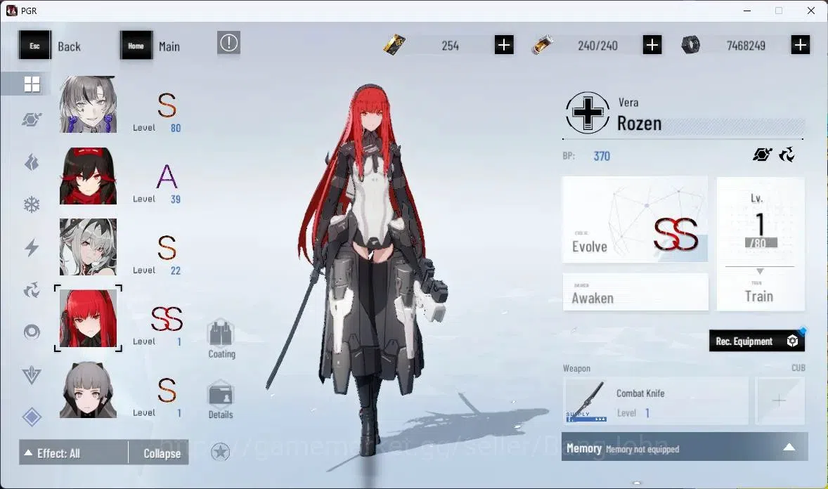 Punishing: Gray Raven Accounts ASIA | Lv84|[S Lucia CW+Sign,S Daemonissa+Sign,S E image 14