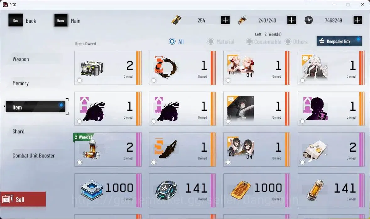 Punishing: Gray Raven Accounts ASIA | Lv84|[S Lucia CW+Sign,S Daemonissa+Sign,S E image 18