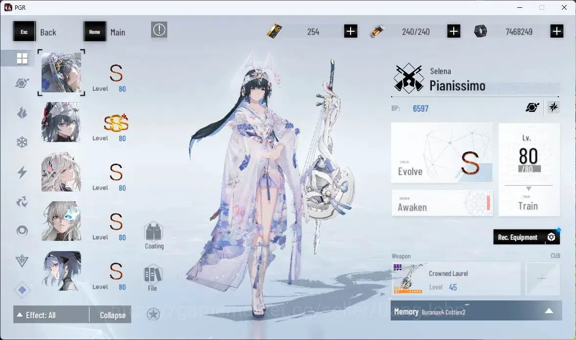 Punishing: Gray Raven Accounts ASIA | Lv84|[S Lucia CW+Sign,S Daemonissa+Sign,S E image 3