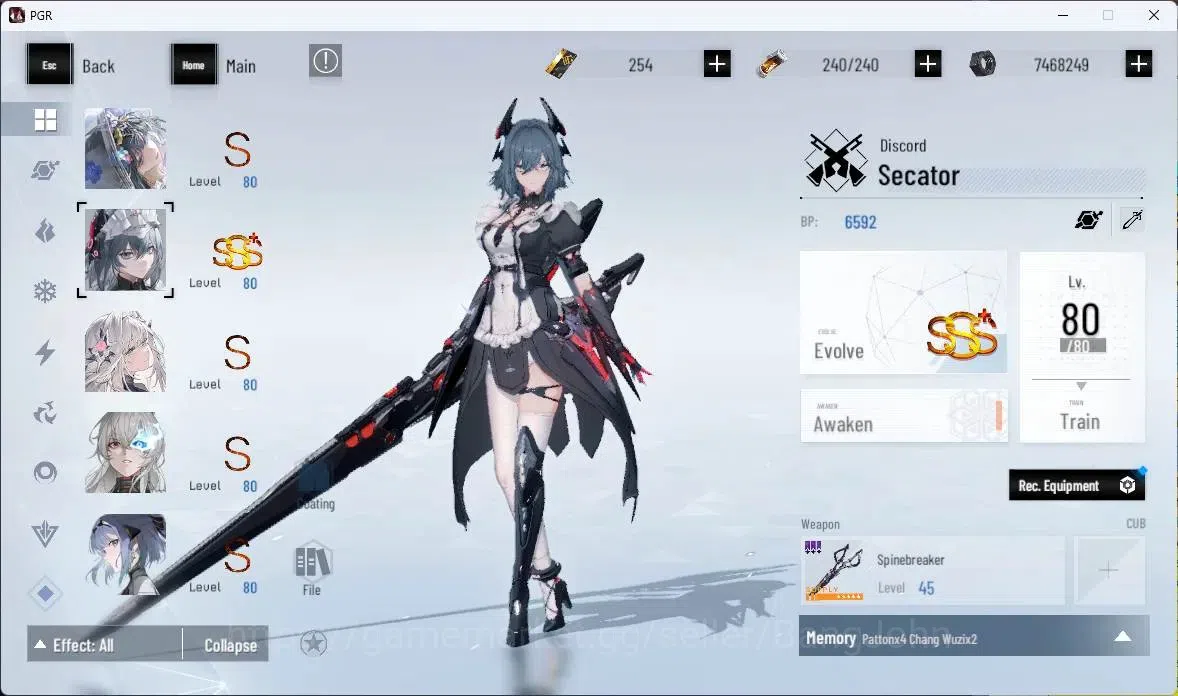Punishing: Gray Raven Accounts ASIA | Lv84|[S Lucia CW+Sign,S Daemonissa+Sign,S E image 4