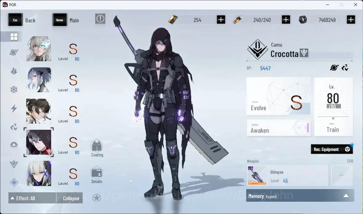 Punishing: Gray Raven Accounts ASIA | Lv84|[S Lucia CW+Sign,S Daemonissa+Sign,S E image 9
