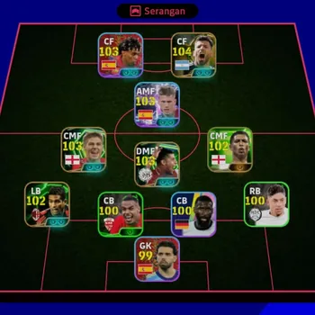 eFootball Accounts Legends & Iconic Players EFOOTBALL STARTER PLAY | NEW CARD LAMINE YAMAL,G BATISTUTA,H DIOUF,S AGUERO,2