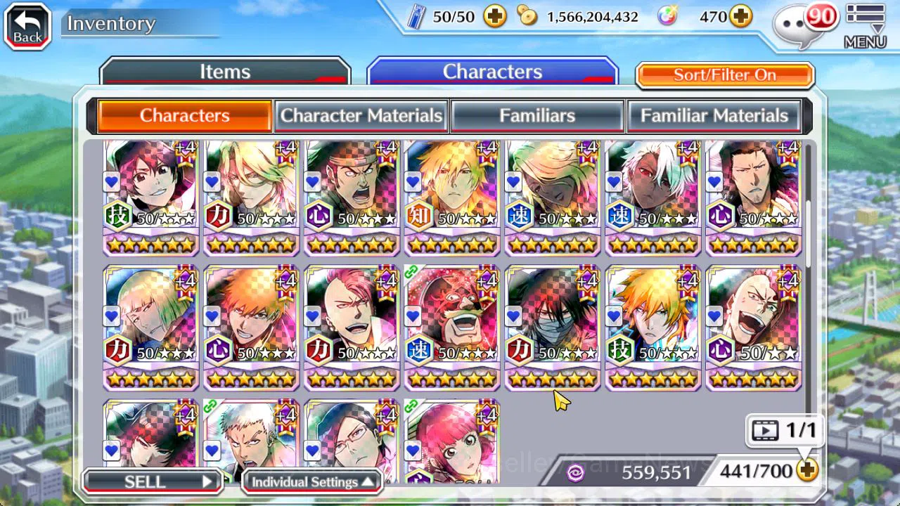 Bleach: Brave Souls Accounts [GLOBAL]2,1M BP+Fresh All SideStory|18 MT[Bambieta image 12