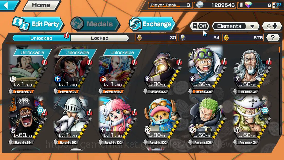 One Piece Bounty Rush Accounts Global|4 EX|TFE Marshal D.Teach ,GP Edward Newgate image 5