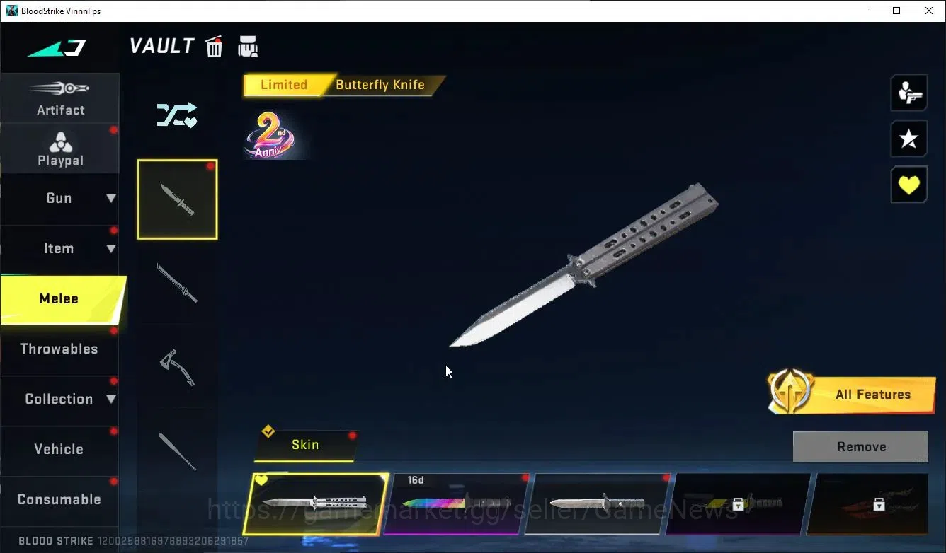 Blood Strike Accounts ASIA|Collab TR Jack takemichi,EVA Katya,SCAR,MCX,A image 13