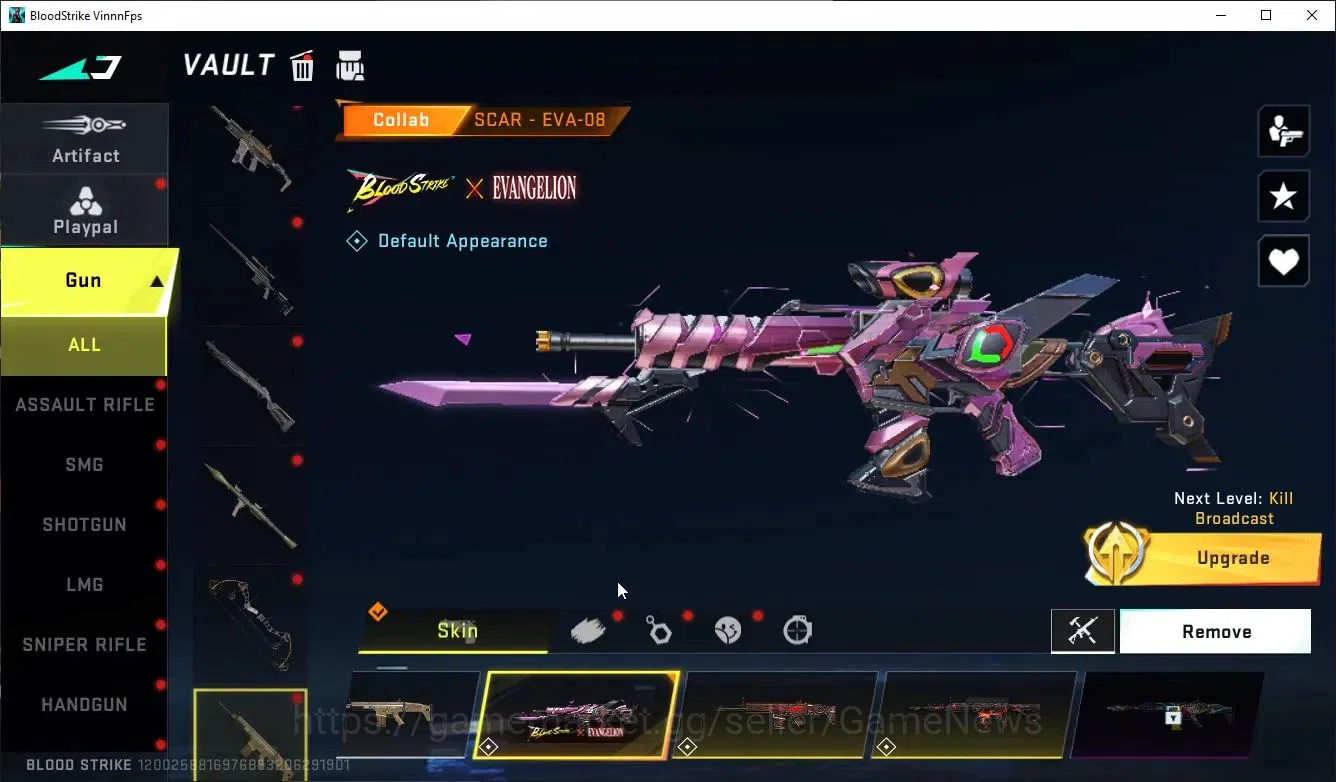 Blood Strike Accounts ASIA|Collab TR Jack takemichi,EVA Katya,SCAR,MCX,A image 18