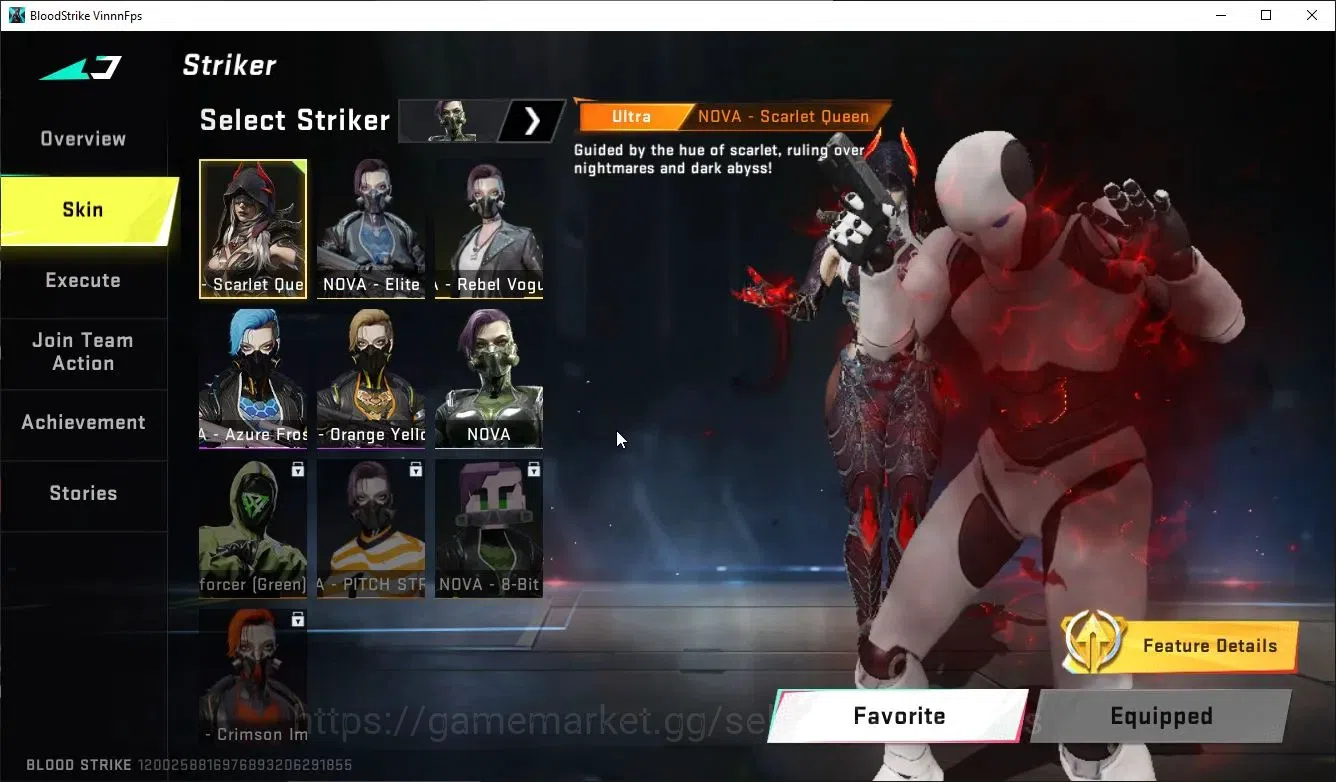 Blood Strike Accounts ASIA|Collab TR Jack takemichi,EVA Katya,SCAR,MCX,A image 3