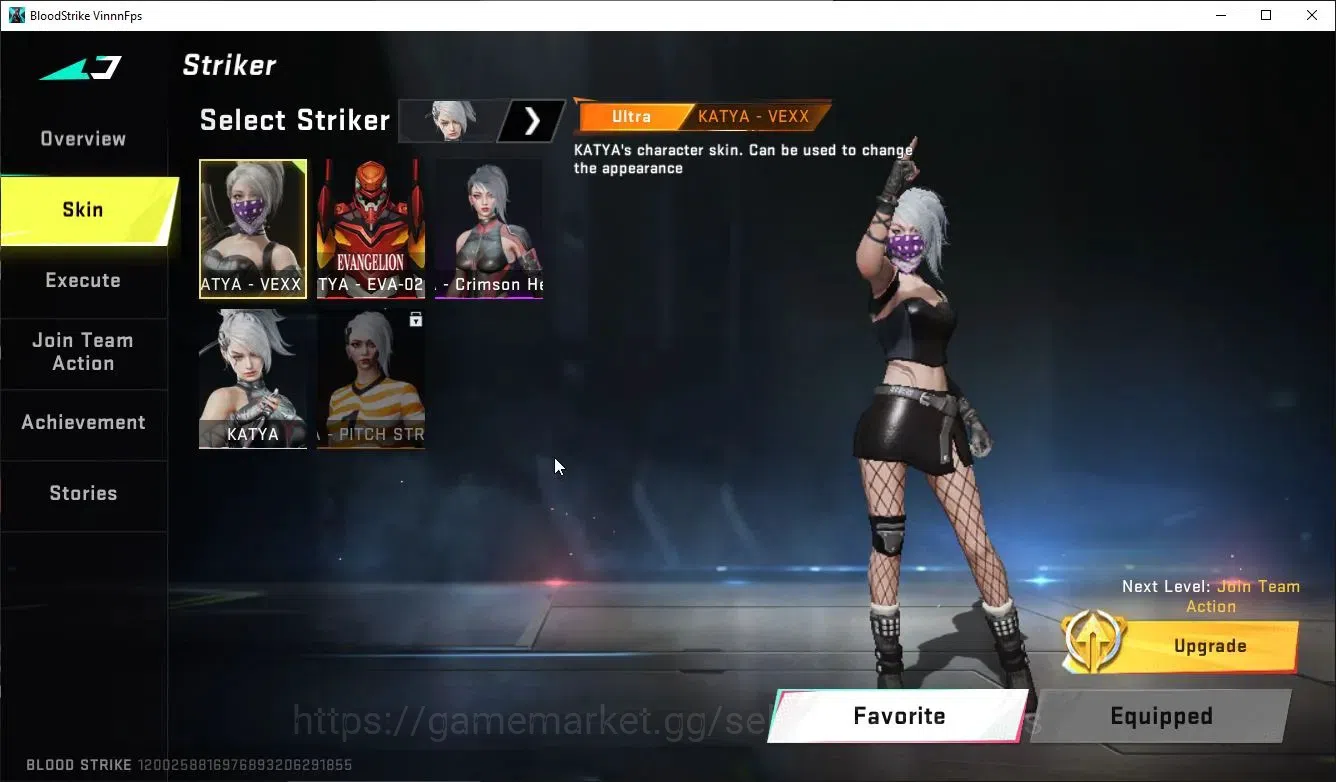 Blood Strike Accounts ASIA|Collab TR Jack takemichi,EVA Katya,SCAR,MCX,A image 5