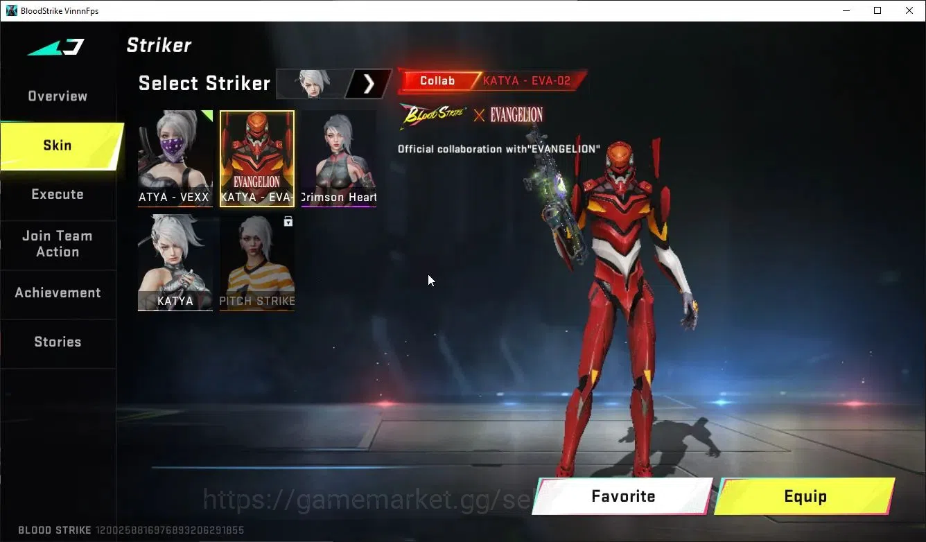 Blood Strike Accounts ASIA|Collab TR Jack takemichi,EVA Katya,SCAR,MCX,A image 6