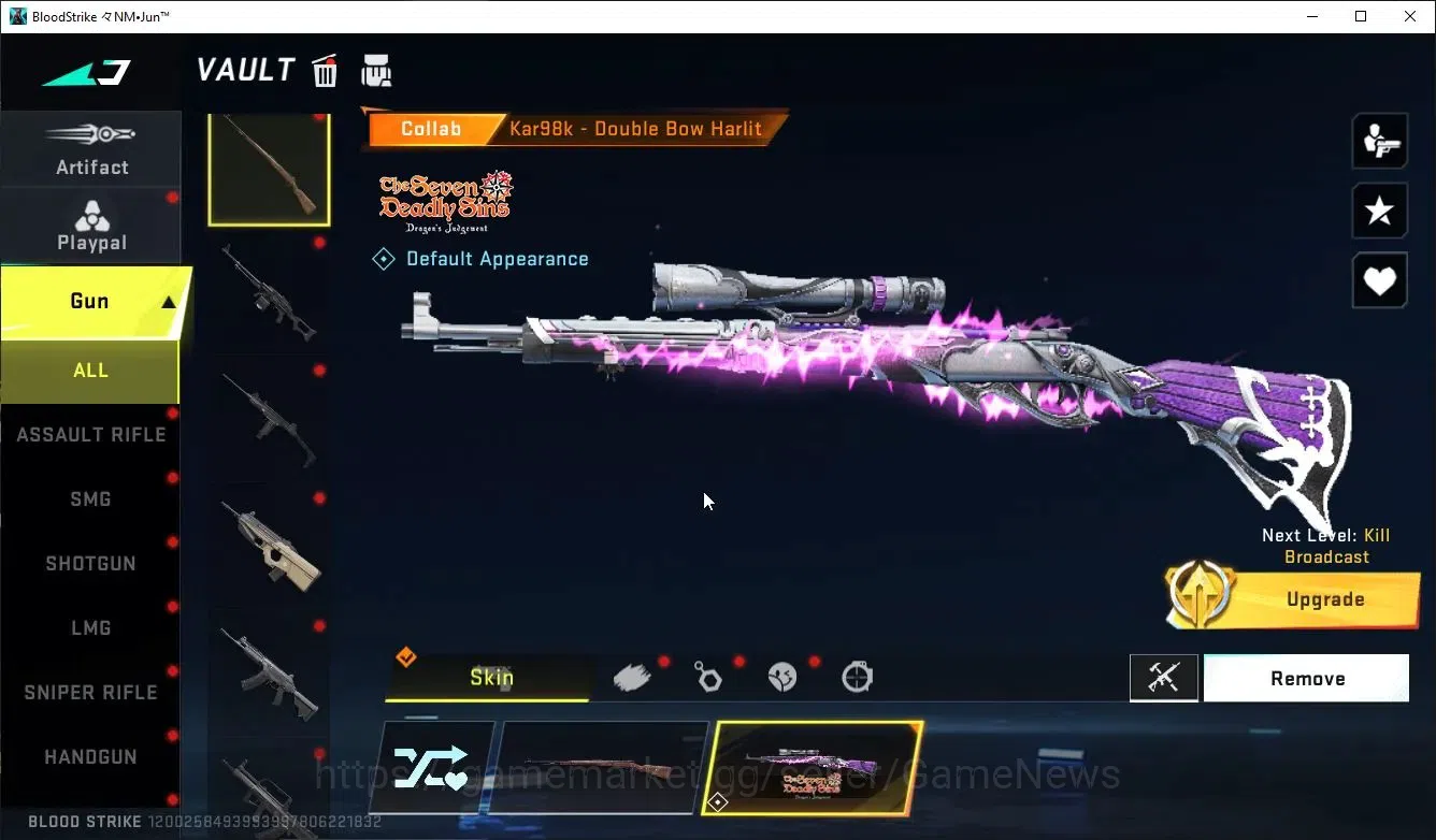 Blood Strike Accounts ASIA|Collab 7DS Karl98,BLEACH Byakuya,EVA Katya,SC image 11