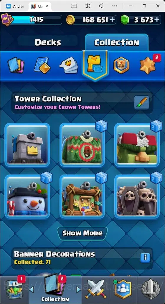 Clash Royale Accounts Mobile |Trophy 11000|2 Hero Cards1|10 Evo|7 Champ| image 13