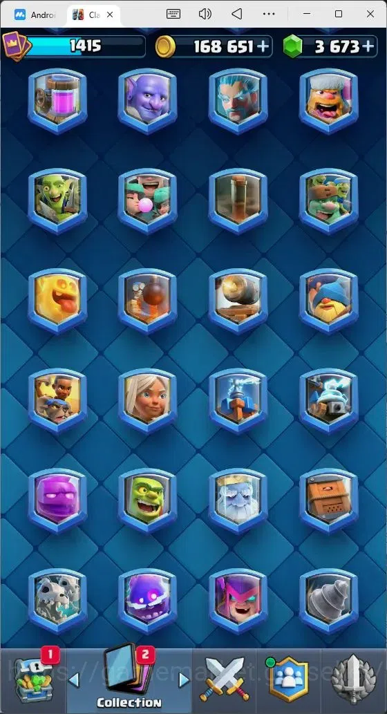 Clash Royale Accounts Mobile |Trophy 11000|2 Hero Cards1|10 Evo|7 Champ| image 19