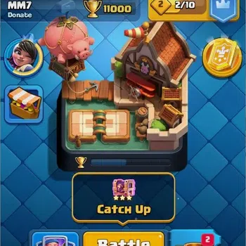 Clash Royale High-End Mobile |Trophy 11000|2 Hero Cards1|10 Evo|7 Champ| image 1