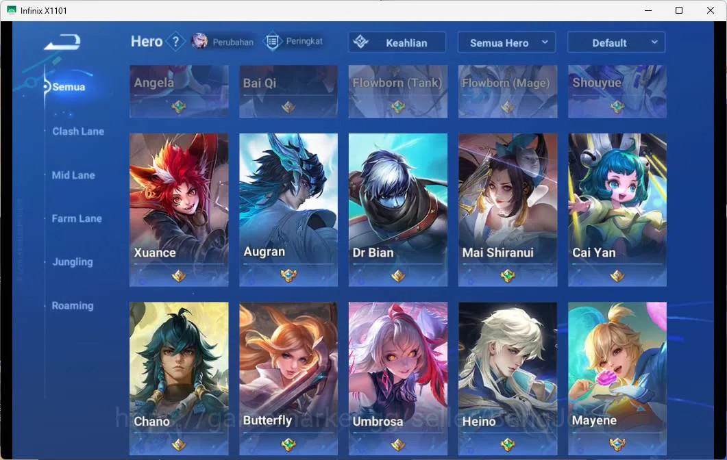 Honor of Kings Accounts GLOBAL | HERO 110, SKIN 106 LEGEND LIXIN, LEGEND L image 6