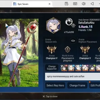 Epic Seven Accounts Starter ASIA|Starter|27 ML(LOTScales,LQC,RoL,Etc.)|Full collab Frieren and some another