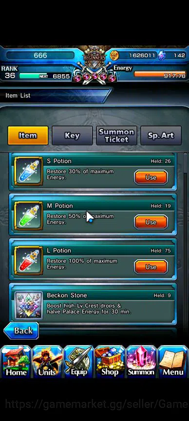 Grand Summoners Accounts Starter Global|Rank 36|7 Ascend|Starter Chloe+TW PaladinRoy,Kirisame,Menas,SummerMiyu,Miyu,Etc|Lpot 2