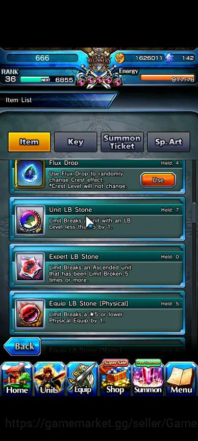 Grand Summoners Accounts Starter Global|Rank 36|7 Ascend|Starter Chloe+TW PaladinRoy,Kirisame,Menas,SummerMiyu,Miyu,Etc|Lpot 3