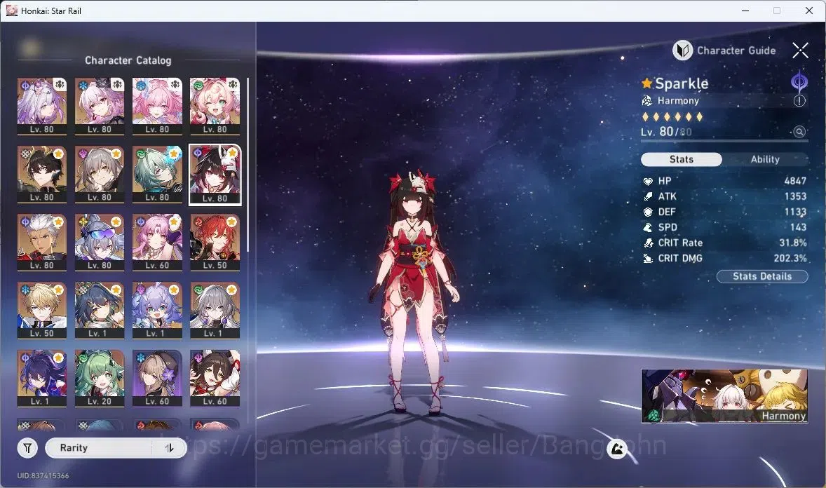 Honkai Star Rail Accounts ASIA | TL 66 | Castorice+Sign | Evernight+Sign | C image 12