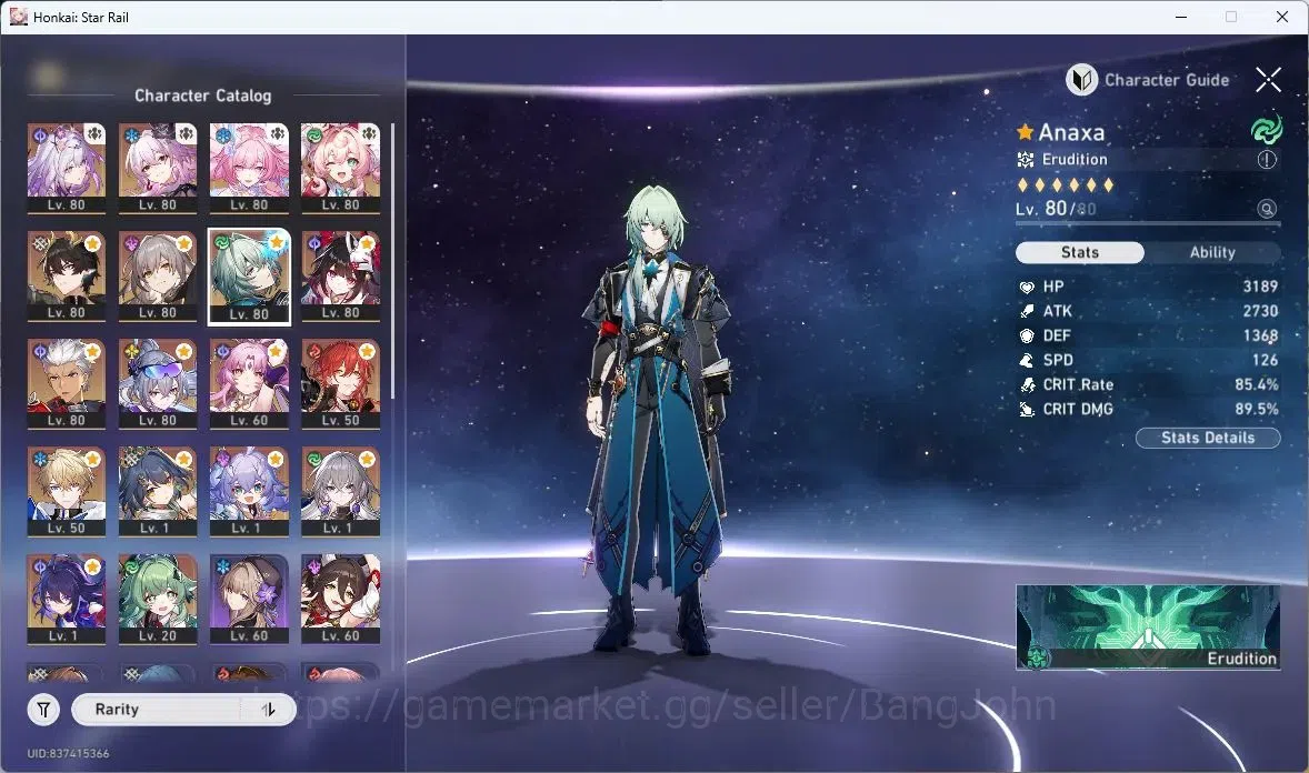 Honkai Star Rail Accounts ASIA | TL 66 | Castorice+Sign | Evernight+Sign | C image 13