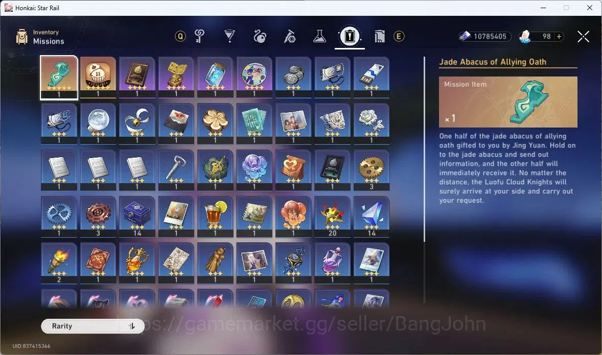 Honkai Star Rail Accounts ASIA | TL 66 | Castorice+Sign | Evernight+Sign | C image 3