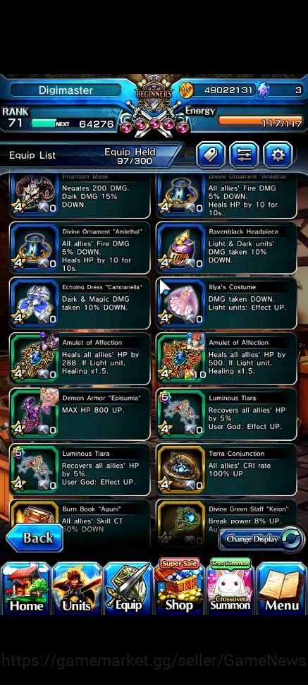 Grand Summoners Accounts Global|Rank 71|38 RGB|12 Ascend|EmiyaTW,AkemiTW,Su image 10