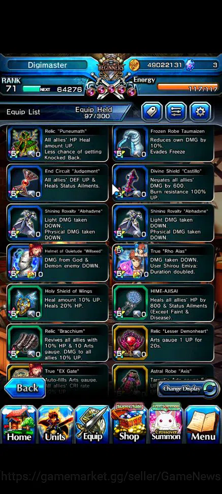 Grand Summoners Accounts Global|Rank 71|38 RGB|12 Ascend|EmiyaTW,AkemiTW,Su image 14