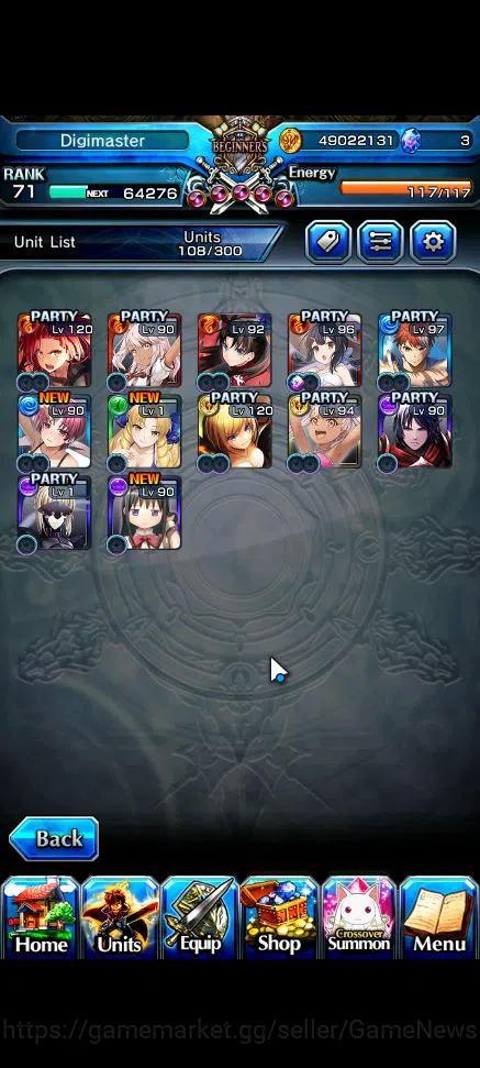Grand Summoners Accounts Global|Rank 71|38 RGB|12 Ascend|EmiyaTW,AkemiTW,Su image 3