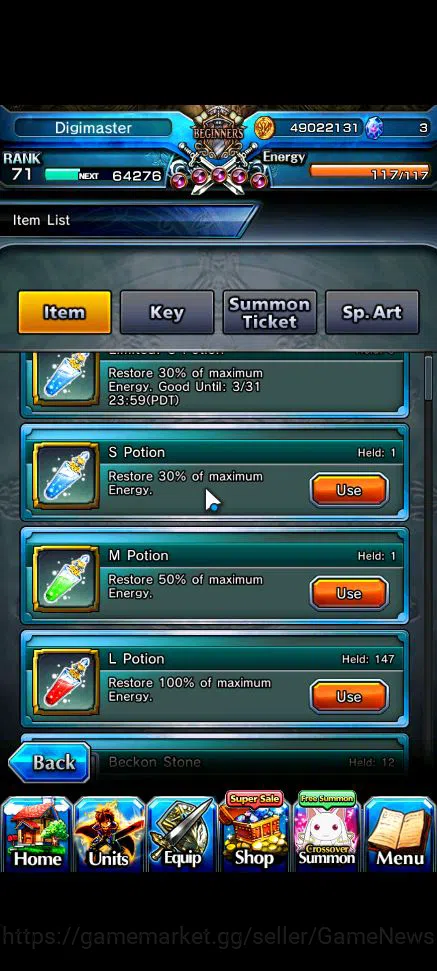 Grand Summoners Accounts Global|Rank 71|38 RGB|12 Ascend|EmiyaTW,AkemiTW,Su image 6