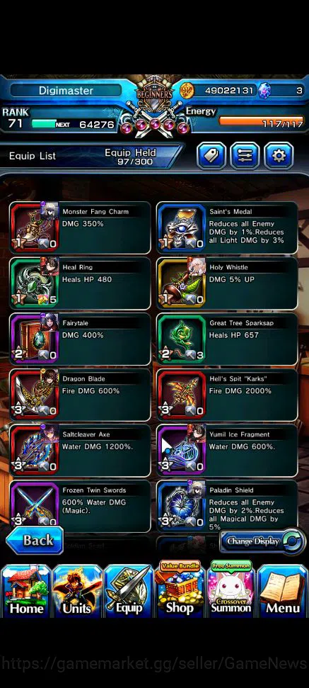 Grand Summoners Accounts Global|Rank 71|38 RGB|12 Ascend|EmiyaTW,AkemiTW,Su image 7