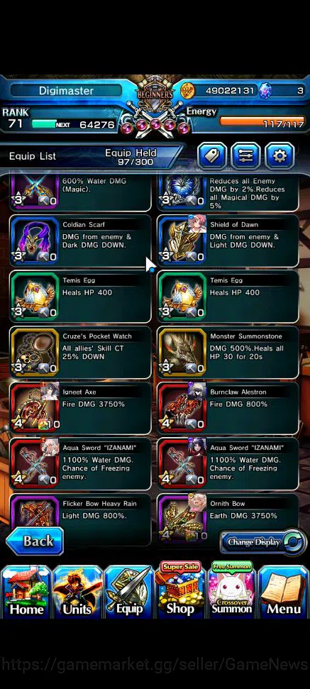 Grand Summoners Accounts Global|Rank 71|38 RGB|12 Ascend|EmiyaTW,AkemiTW,Su image 8