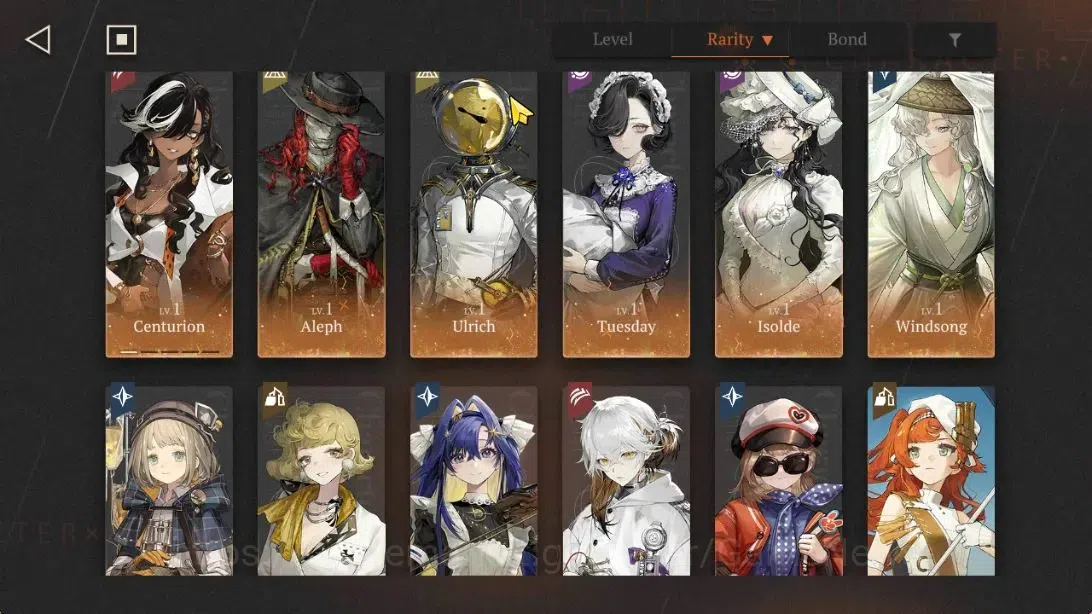 Reverse: 1999 Accounts Midgame GLOBAL|Lv51|19(*6Crew)(6Limit)|[PaperHeronP5,LiangYue,Sentinel]+Psy[Anjo Nala,Lucy,Jiu 5